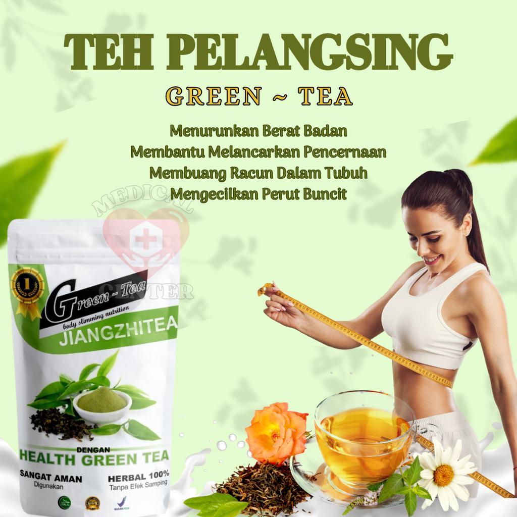 GREEN TEA Pelangsing Badan Cepat Dan Ampuh Teh Pelangsing Perut Buncit Teh Pelangsing Herbal
