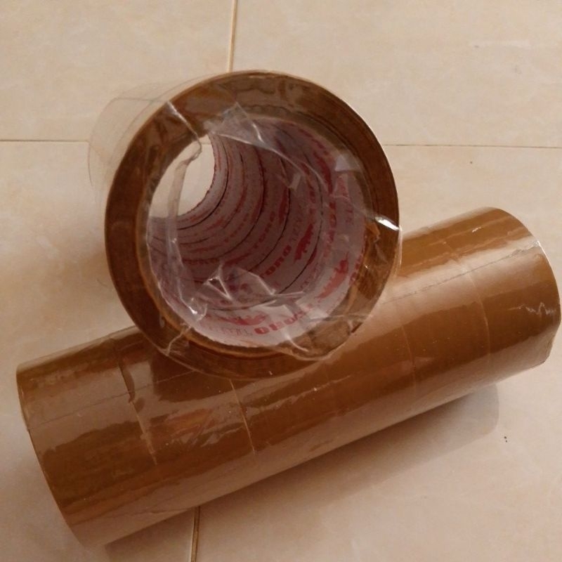 

lakban coklat 90 yard