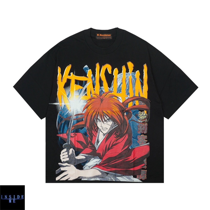 KAOS BAJU KENSHIN OVERSIZE FULLPRINT LIMITED STOCK