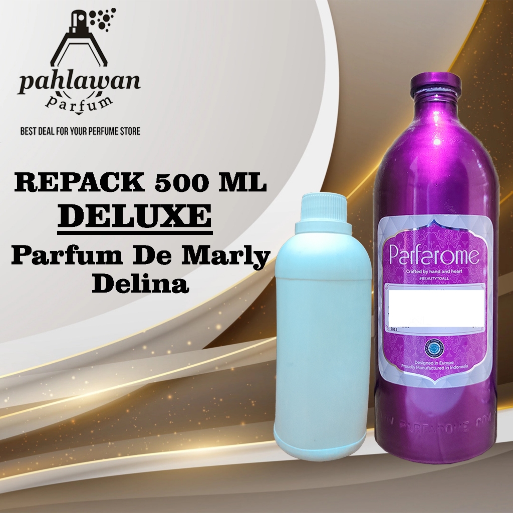 Parfum's De Marly Delina Parfarome Deluxe 500ml Murni Bibit Tidak Segel