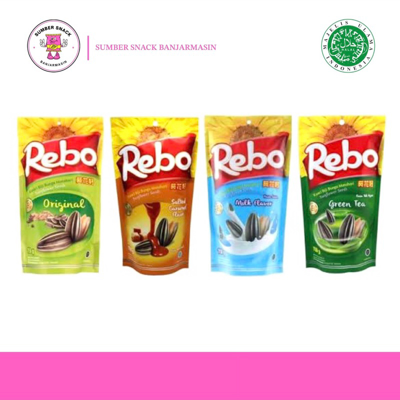 

Kuaci Rebo (5 Varian Rasa) (2 Ukuran)