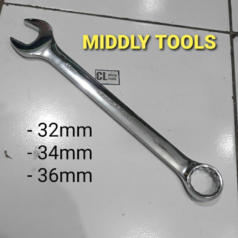 KUNCI RING PAS 32mm 34mm 36mm ringpas konci sock 32 34 36 mm sok crv vanadium metrix