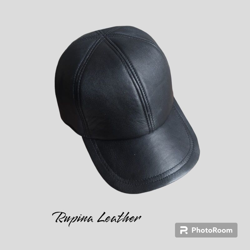 Topi pria topi basebal topi kulit asli ready topi ukuran besar XXL XXXL