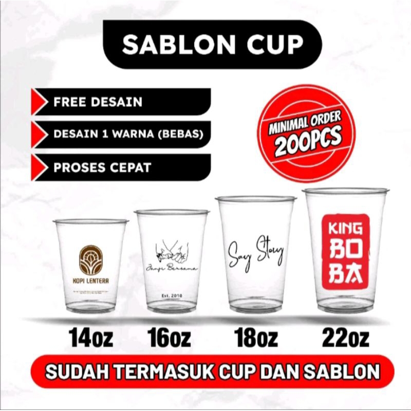 sablon gelas cup