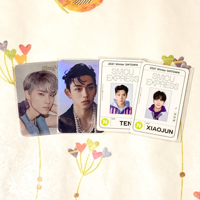 PC Photocard WayV Holo Lucas Kick Back, Holo Xiaojun Awaken The World, Kun Winwin Season Greetings S