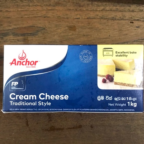 

TERBARU Anchor Cream Cheese Kemasan 1kg GosendGrab Only