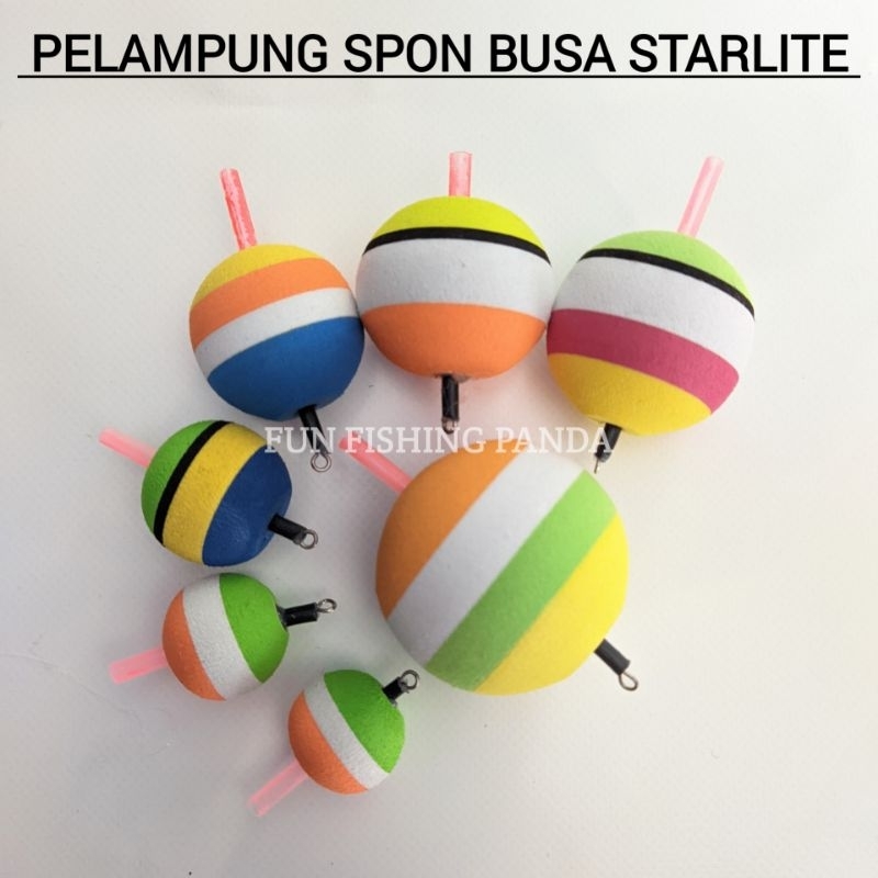 Pelampung spon busa Pelampung pancing spon busa Starlite bentuk bulat