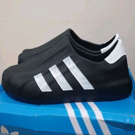 Adidas Adifoam Superstar Black White Premium Original