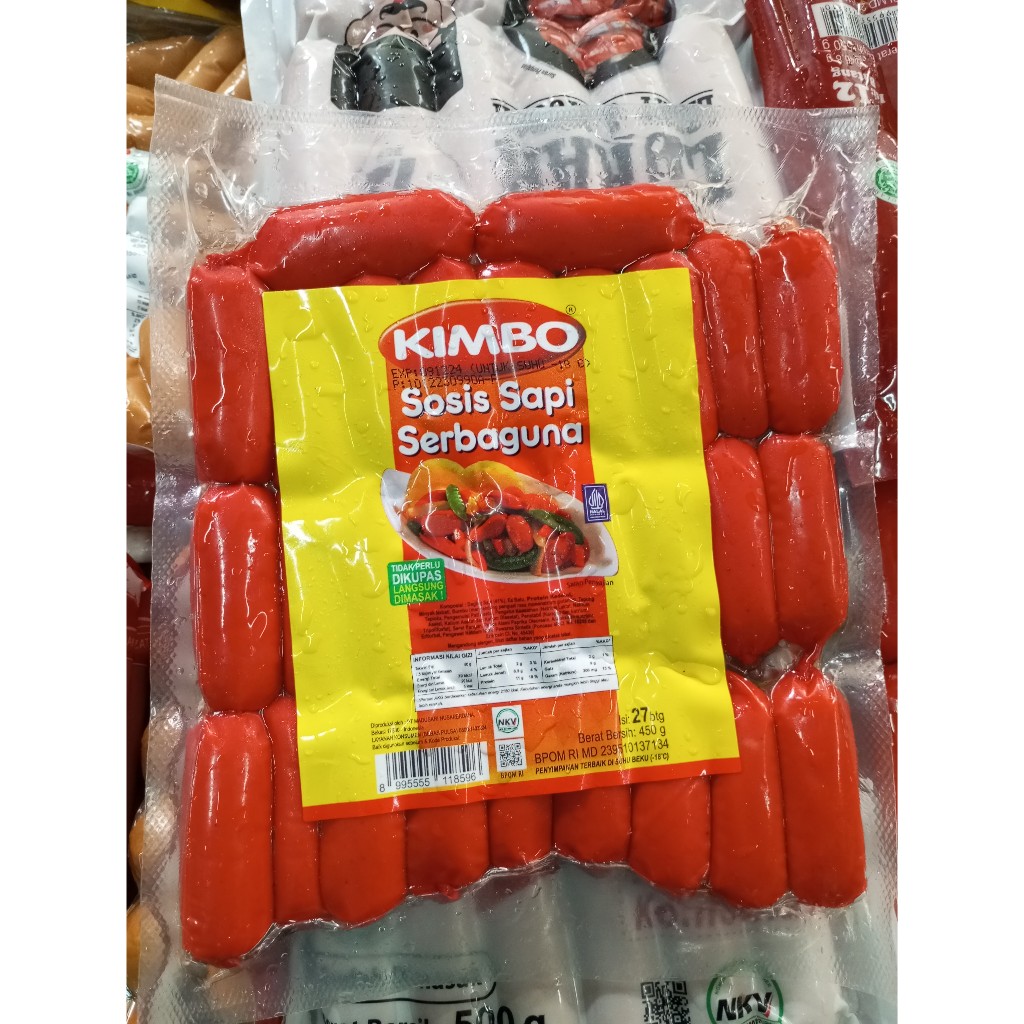 

Kimbo Sosis Cocktail Bratwurst Sapi isi 25