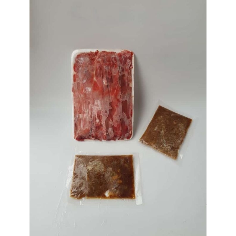 

paket beef yakiniku slice halal thoyib / sukiyaki / shabu