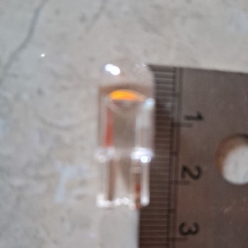 KUNING - Dop Lampu Led Tancap T10  Resin Kaca Lampu Sein Riting Motor