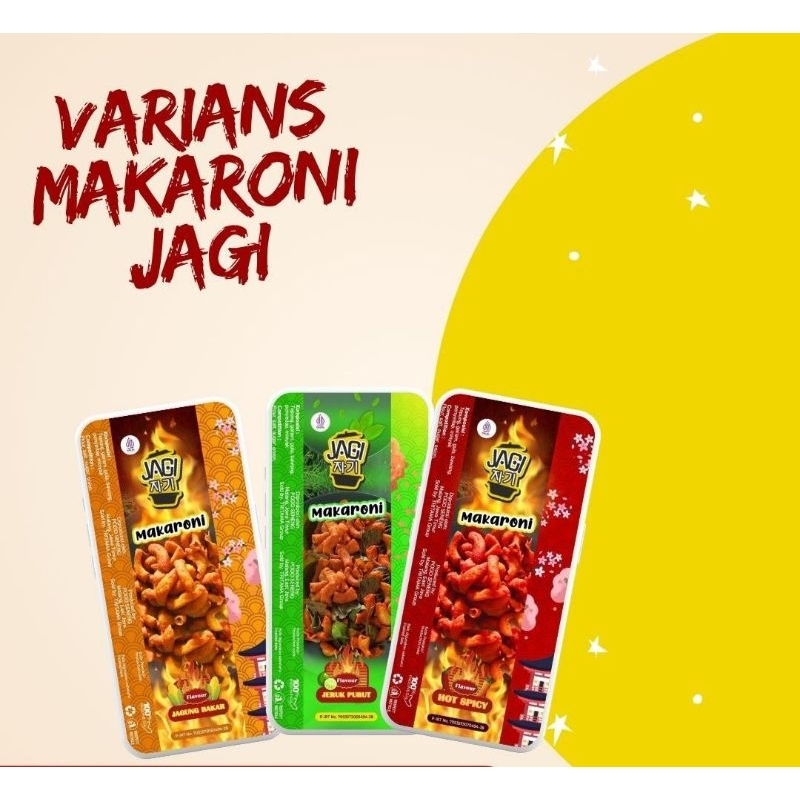 

MAKARONI NON MSG PAKET HEMAT ISI 100PCS BY JAGI JAJANAN CEMILAN SNACK