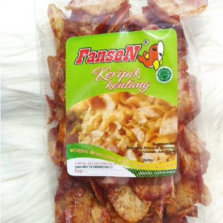 

Keripik kentang Balado cair/BASAH FANSEN 250 gr