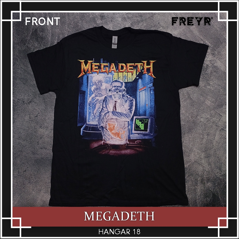 Kaos Band Megadeth - Hangar 18 Original
