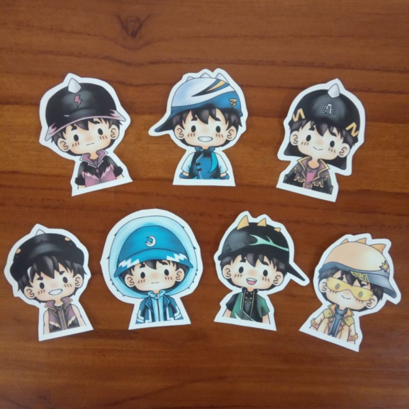 

AESTHETIC JOURNALING STICKER || Boboiboy Elemental level 2 Die Cut Sticker || Boboiboy Fanmerch