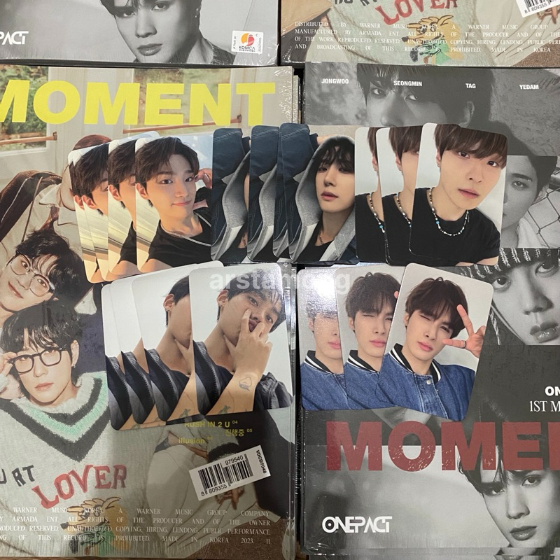 [CLEARANCE SALE] ONE PACT 1ST MINI ALBUM POB ONLY EVERLINE MUSIC KOREA PHOTOCARD JAY CHANG SEONGMIN 