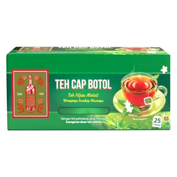 

TEH CAP BOTOL TEH HIJAU MELATI 25s (000241)