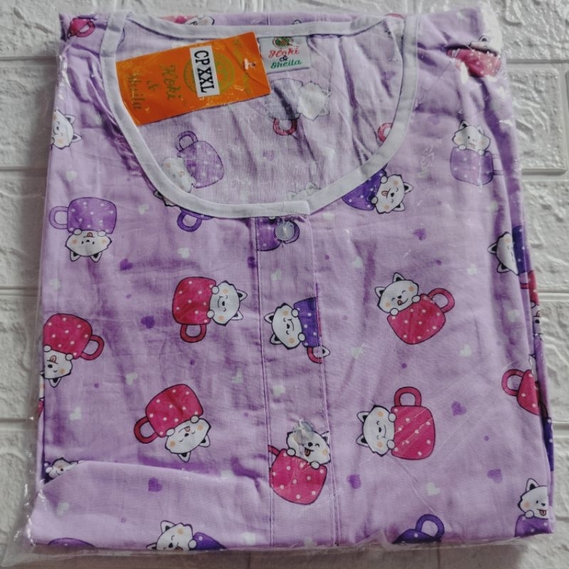 piyama katun premium fit bb 80kg termurah