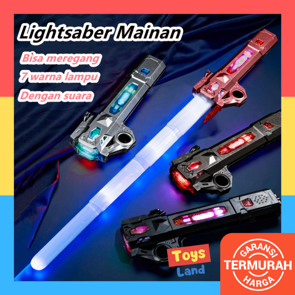 Mainan Pedang Lightsaber Pedang Mainan Pedang Laser Pedang Lampu Mainan Pedang Lipat Pedang Pedangan