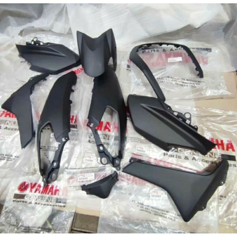 COVER BODY HALUS FULL SET NMAX OLD HITAM DOF ORI YAMAHA YGP