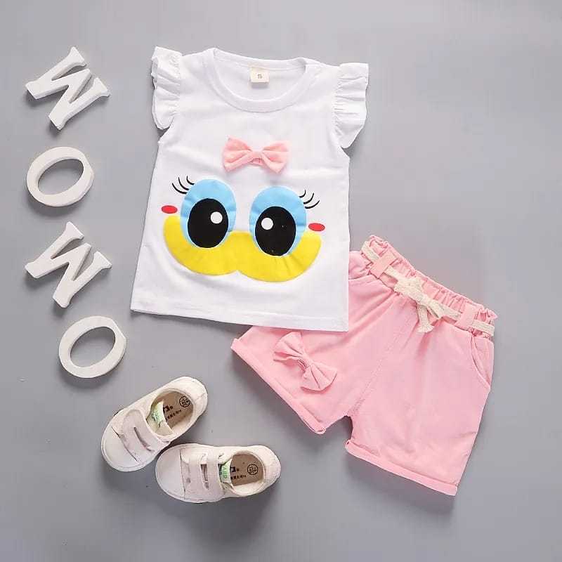 Baju Anak Perempuan_Setelan Santai Anak_DuckSet Usia 1-5 Tahun