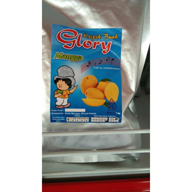 

Keripik buah mangga glory