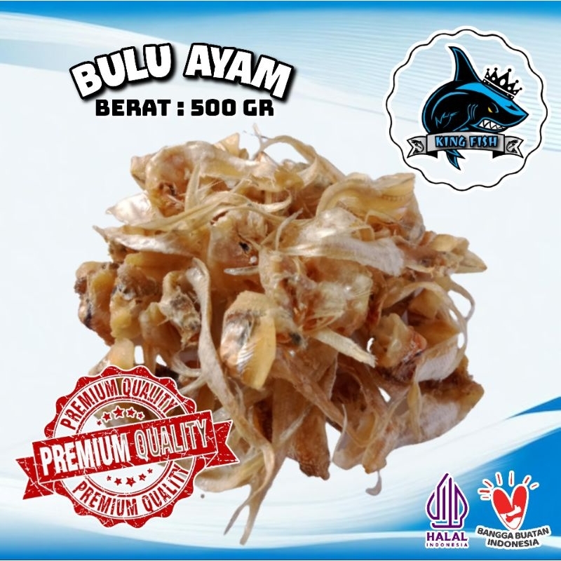 

500GR IKAN ASIN KERING BULU AYAM MURAH BERKUALITAS