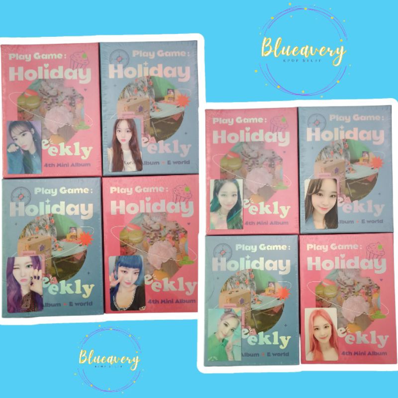 [READY STOCK] Weeekly Play Game: Holiday Album Sealed dengan PC Benefit Makestar Jihan Jaehee Soeun 
