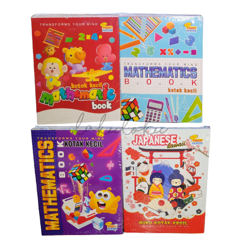 

(1 PAK) Buku Kotak Kecil / Buku Strimin Vision 38