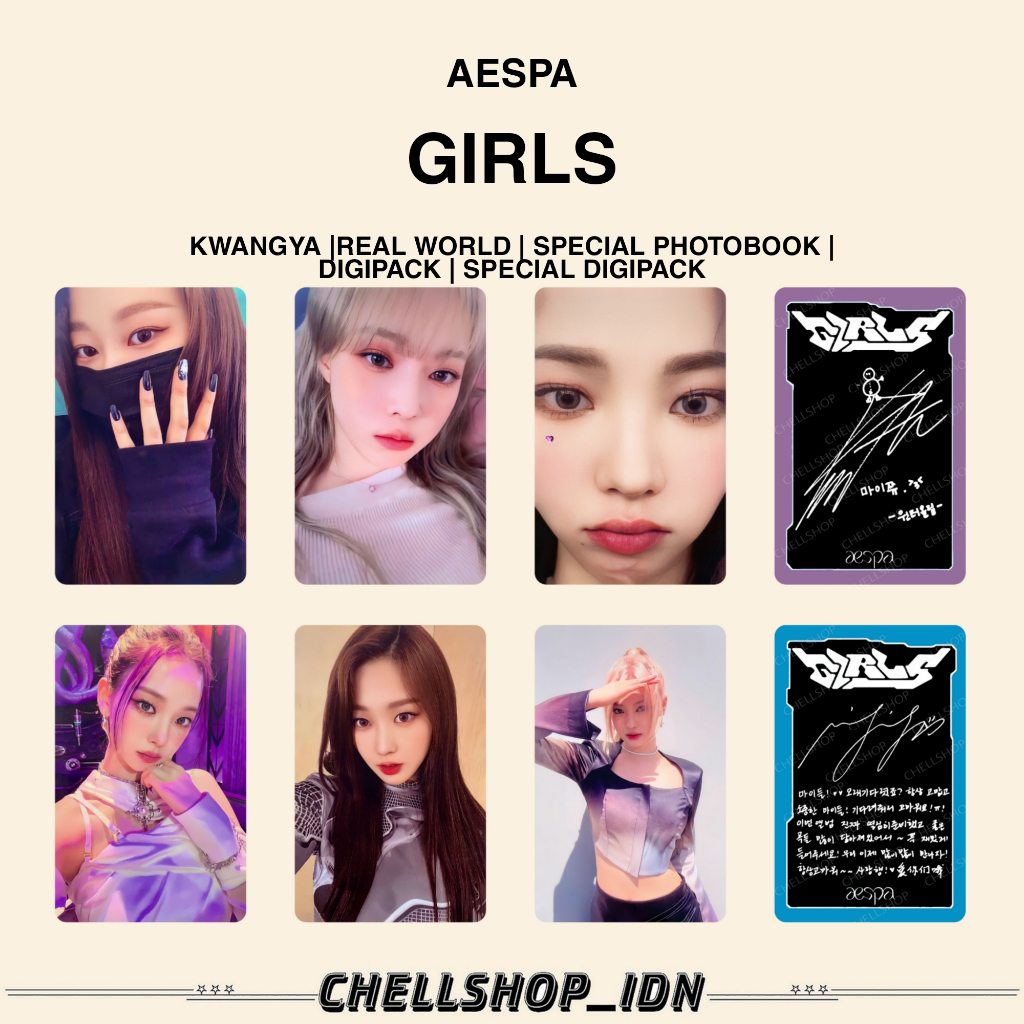 PHOTOCARD [AESPA] GIRLS
