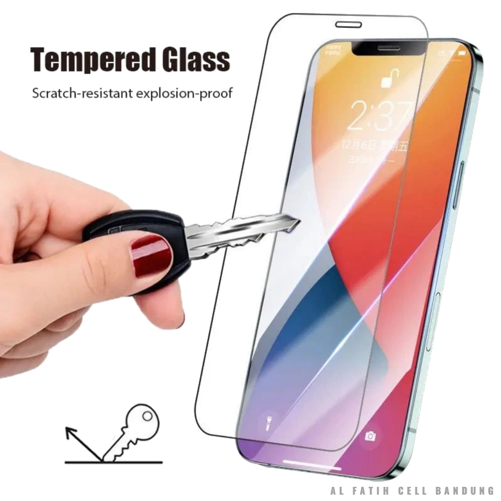 Tempred Glass Screen Protector iPhone 11 14 15 Pro Max 12 Pro 16 Promax 13 Mini SE Tempered Kaca Sup
