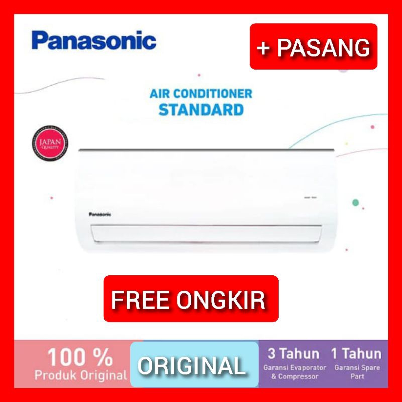 KHUSUS PALEMBANG AC 1/2 PK PANASONIC ZN5YKP STANDAR