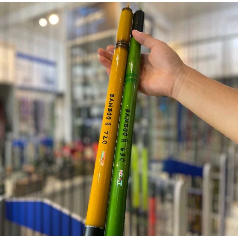 joran tegek bamboo ruas panjang merk TIRAI BAMBOO 630 dan 720