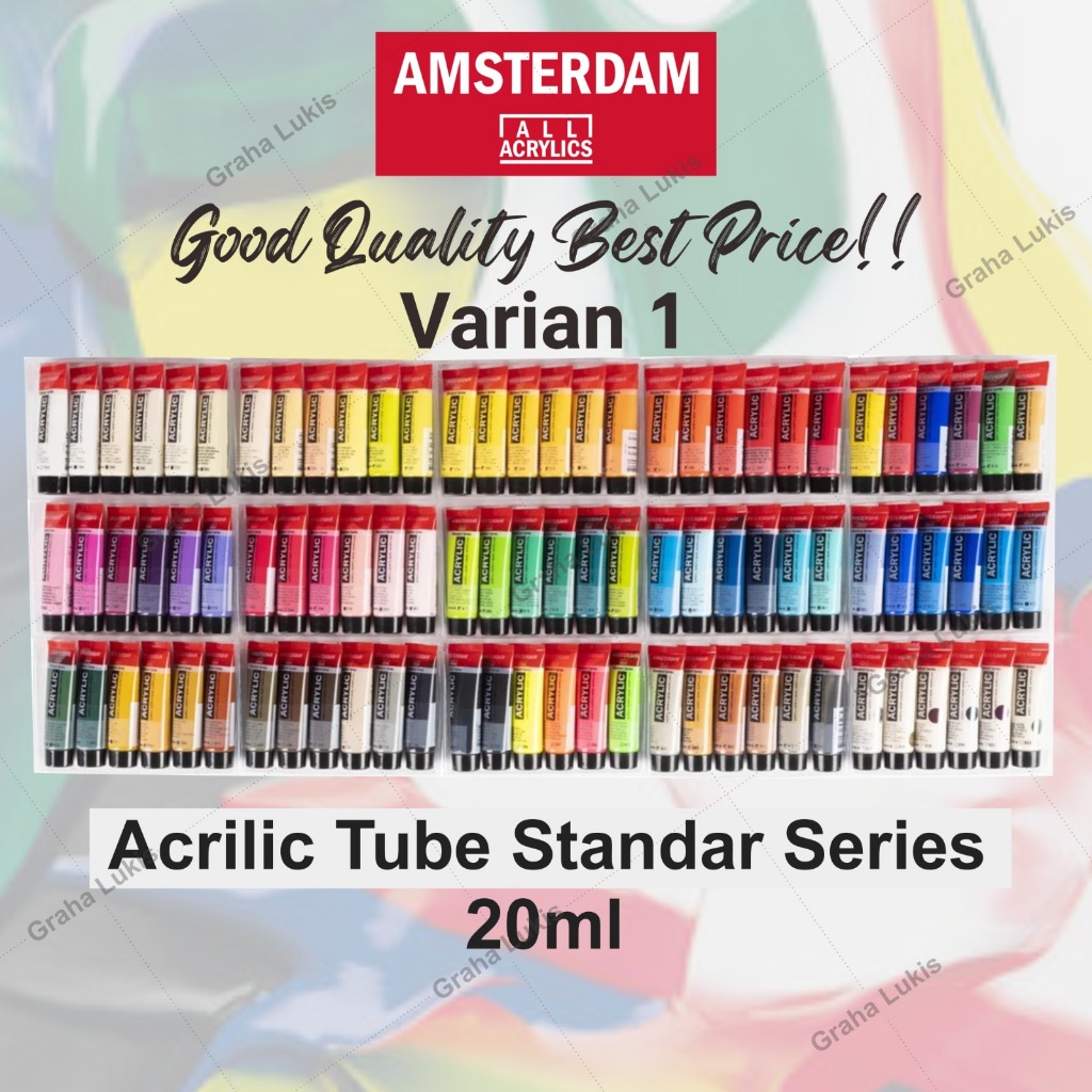 

UM1 Amsterdam Acrylic Standard Series 20ml Varian 1 / Cat Akrilik 20 ml