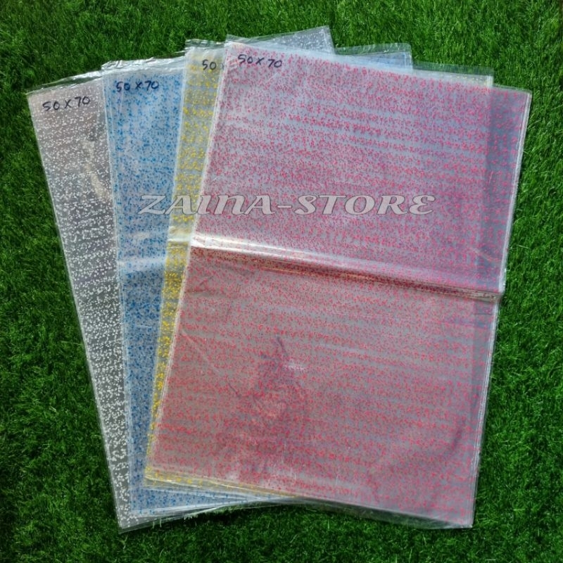 

Opp flower tebal ukuran 50x70cm plastik parcel palstik snack isi 12pcs