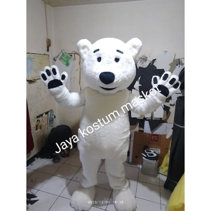 kostum maskot beruang