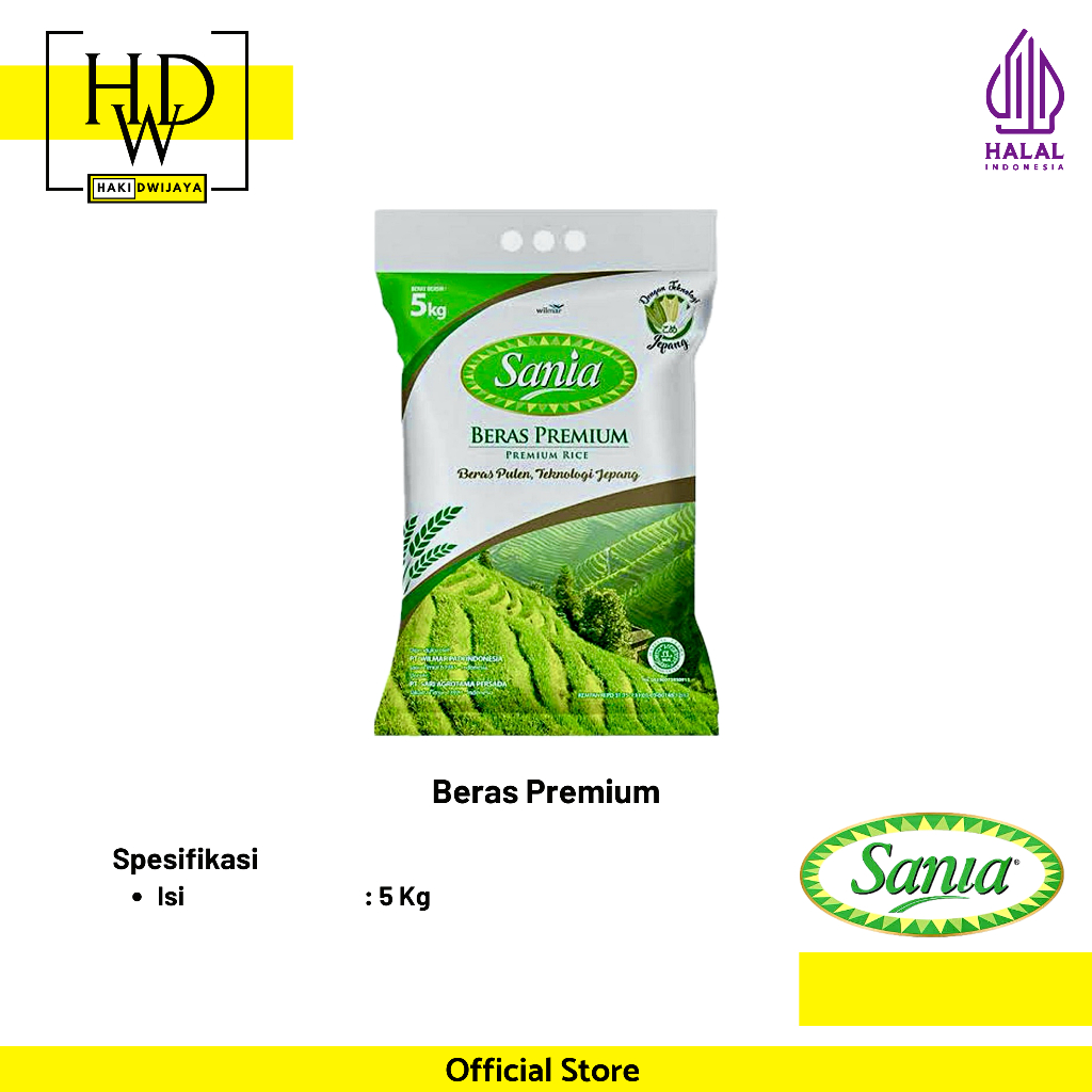 

[5 Kg] Sania Beras Premium