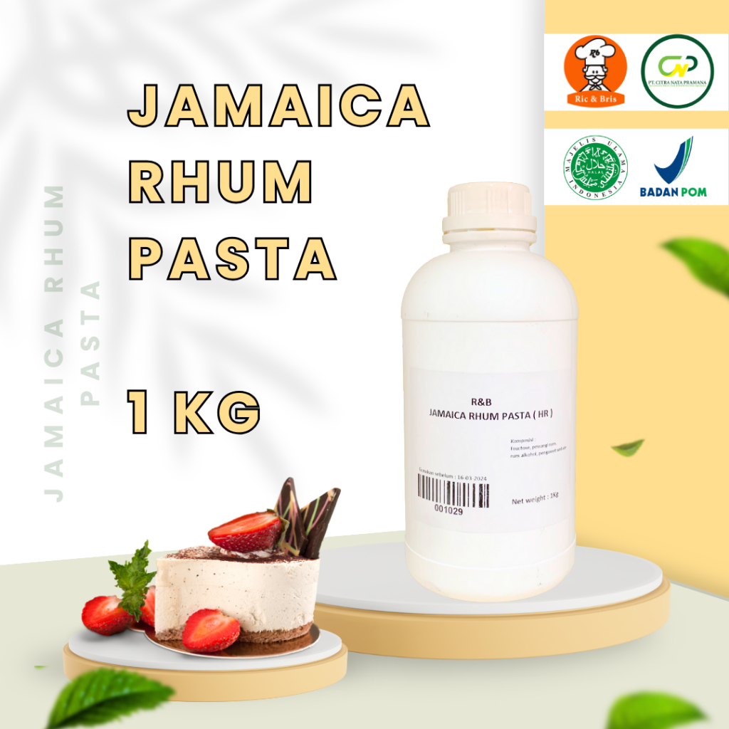 

Rum Jamaica Essense / Jamaica Rhum Pasta (HR) / Perisa Rum / Perisa Adonan Kue Wangi Harum