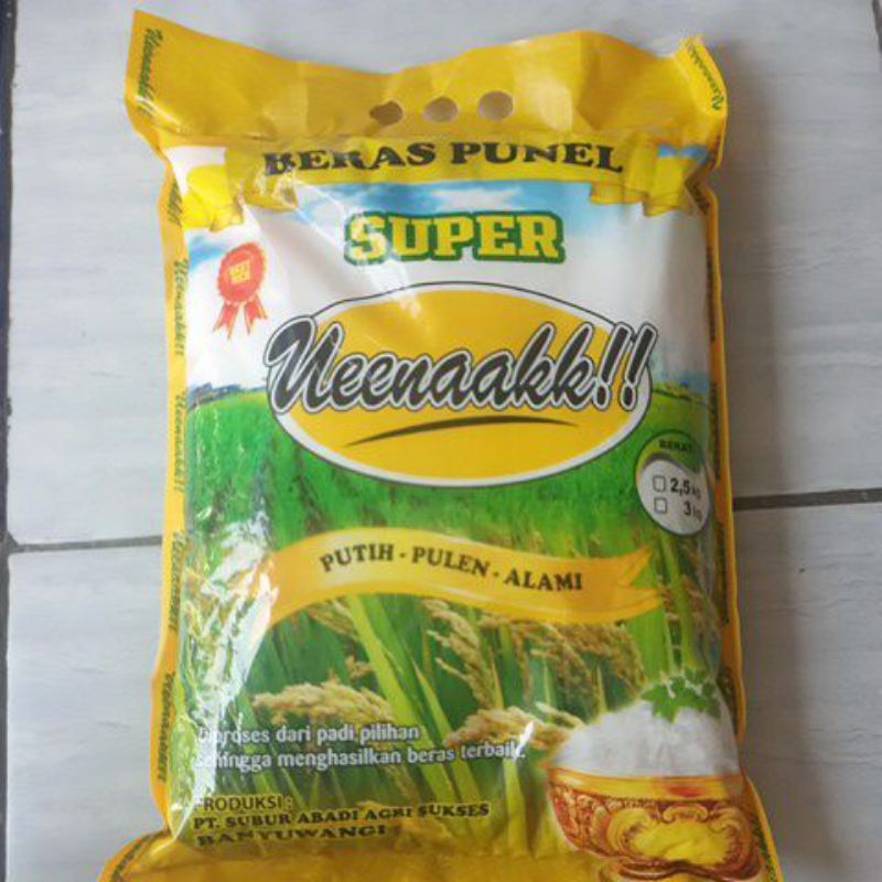 

Beras Punel Ueenaakk !!