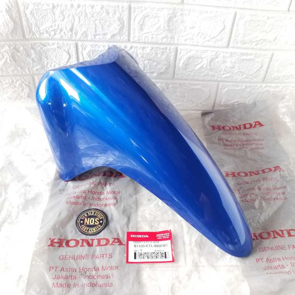 FENDER FRONT SPAKBOR SPAKBORD SLEBOR SELEBOR DEPAN WARNA BIRU TUA HONDA SUPRA FIT NEW ORIGINAL ORISI