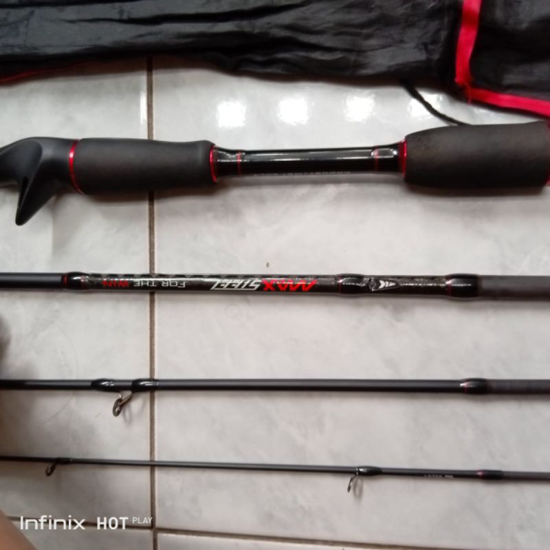 Joran Bc kastking maxsteel travel rod 12 Lb