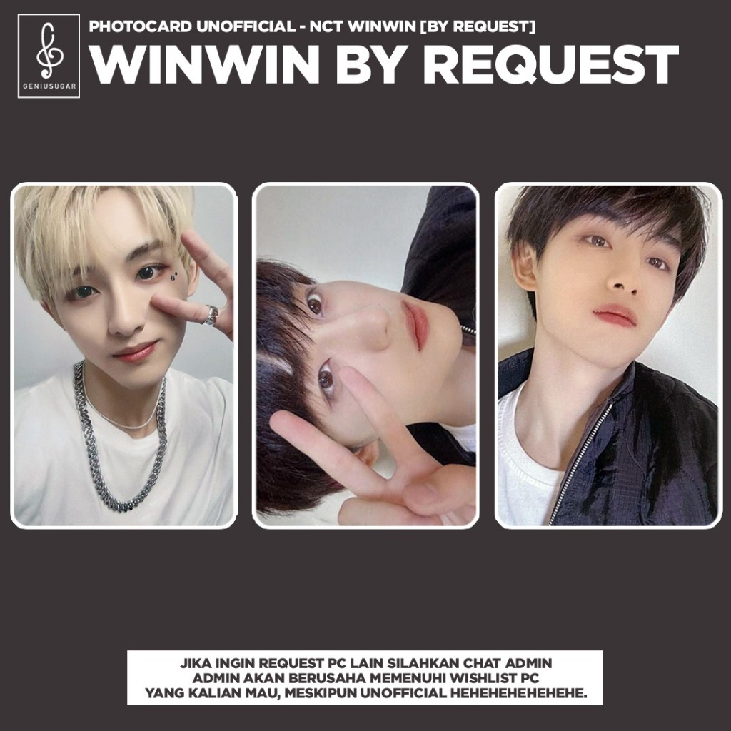 [NCT] WINWIN NCT NATION IN CINEMA PHOTOCARD UNOFFICIAL