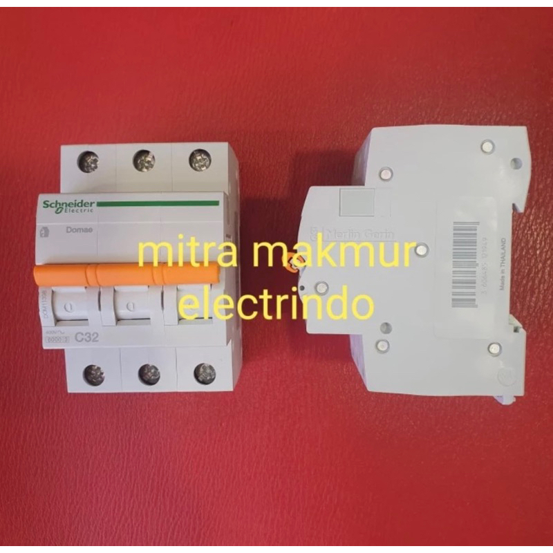 mcb schneider 32amper 3phase mcb schneider 3p 32a domae