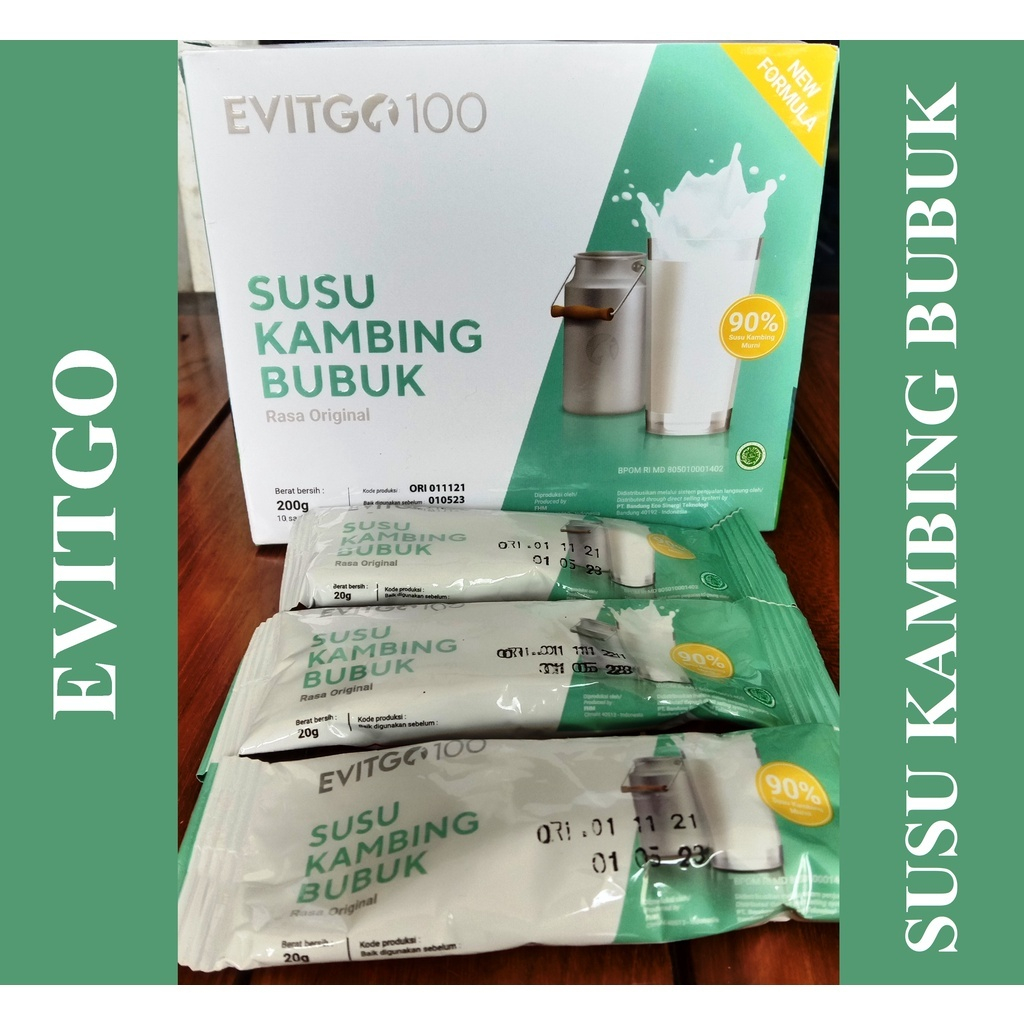 

EVITGO SUSU KAMBING BUBUK ORIGINAL 1 BOX ISI 10 SACHET