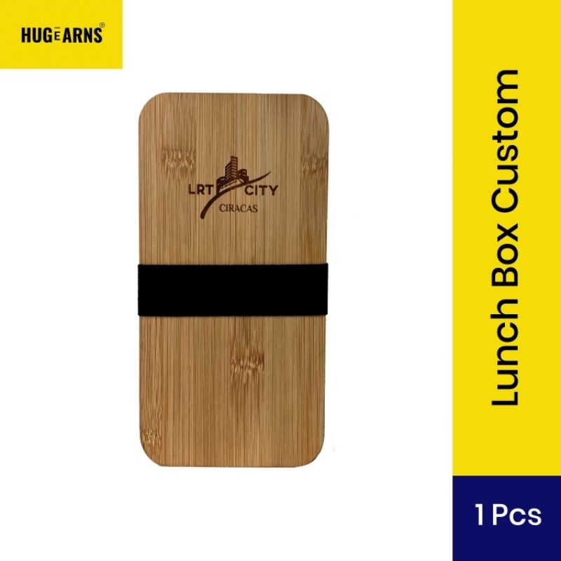 HUGeARNS - Lunch Box Custom Premium / Corporate Gifts Merchandise Lunch Box / Kotak Bekal Custom / L