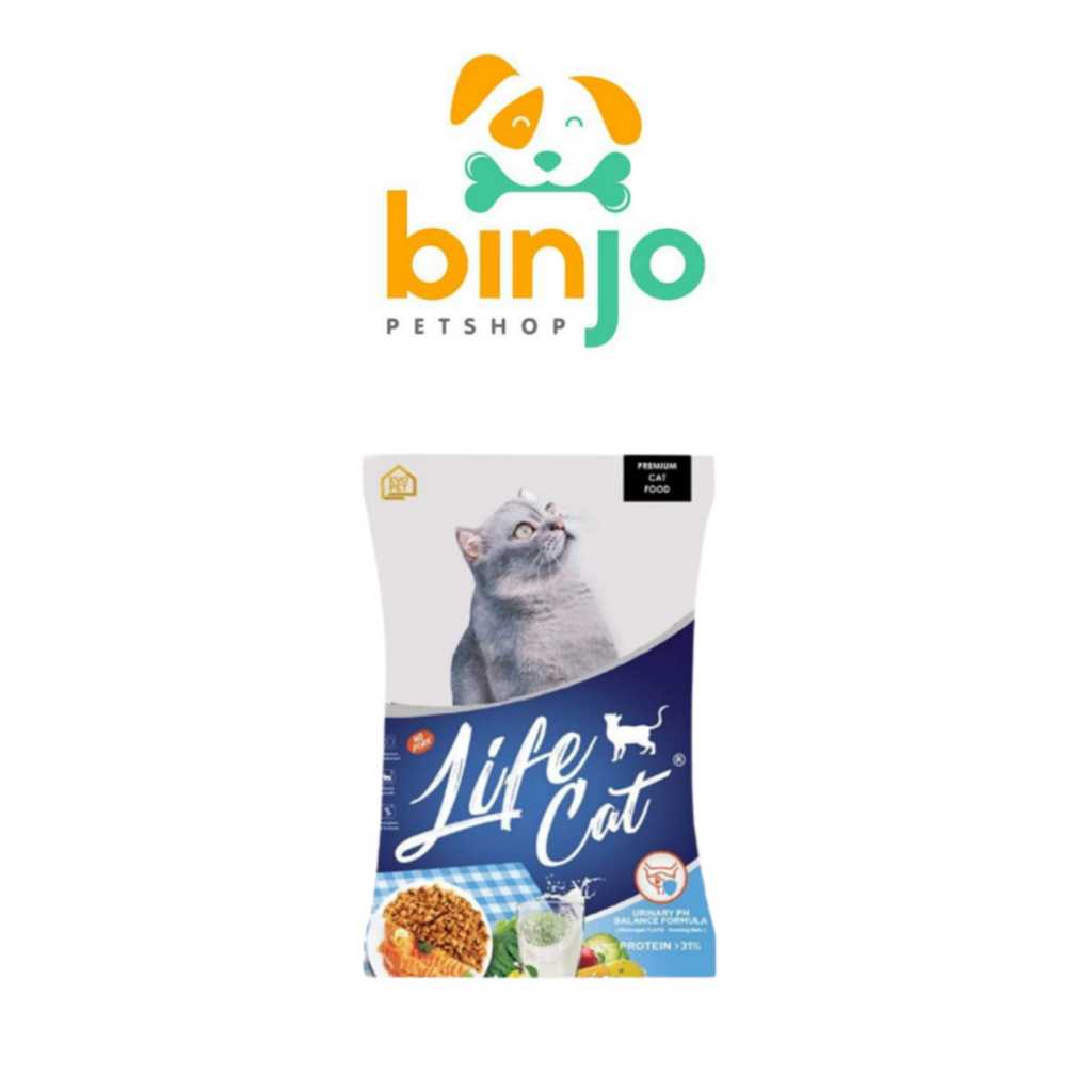 Life Cat 1 Kg Tuna  - Makanan Kering Kucing/ Kitten