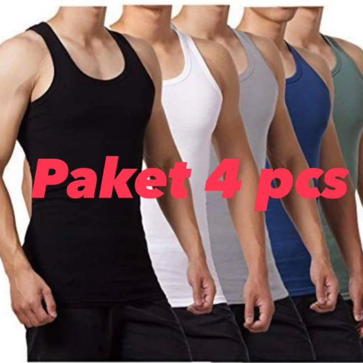 Singlet Polos Pria Dewasa Kaos Dalam Pria Polos Singlet Polos Pria Dewasa Premium Tanktop Pria Polos