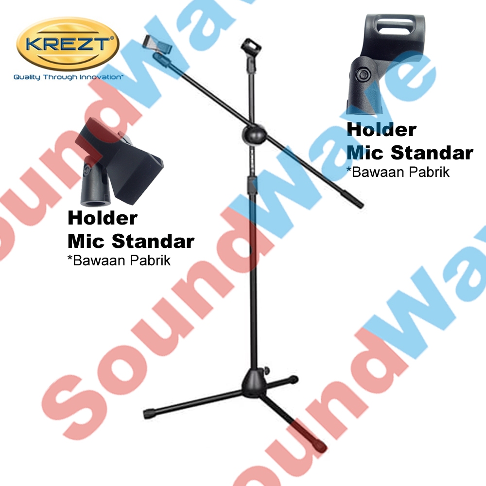 ORIGINAL KREZT NB 200 STAND MIC BOOM STRAIGHT TRIPOD | STAND MICROPHONE TINGGI PANJANG | TIANG MIKRO