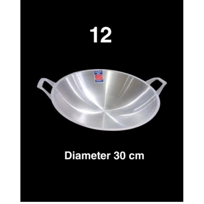 Wajan Kuali penggorengan Aluminium no 12
