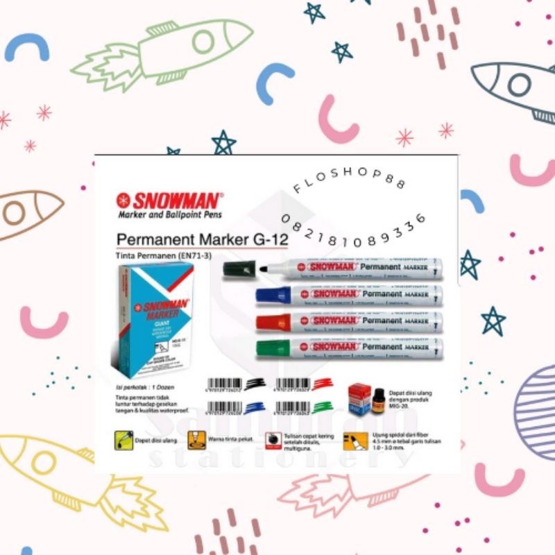 

B-Peralatan kantor/pena warna/spidol permanen/permanen marker